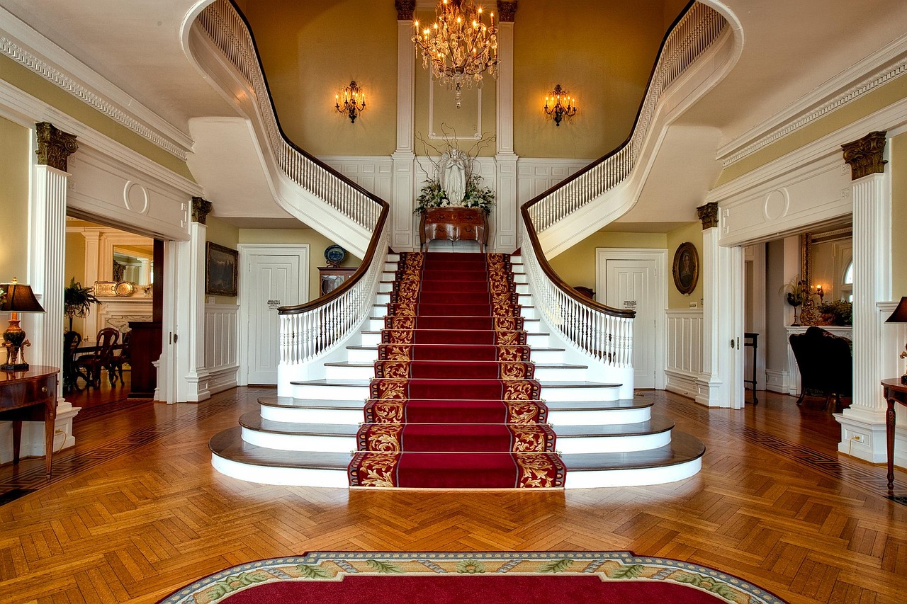 Futuristische trapdecoratie voor eigentijdse woonstijl. Futuristische trapdecoratie voor eigentijdse woonstijl.
