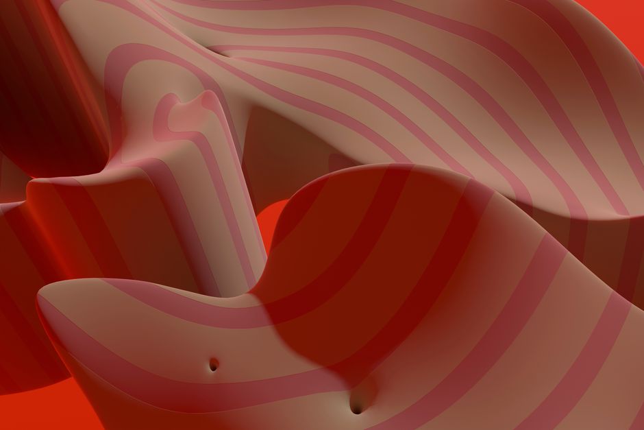 3D-geprinte wanddecoratie met kleurrijke geometrische patronen. 3D-geprinte wanddecoratie met kleurrijke geometrische patronen.