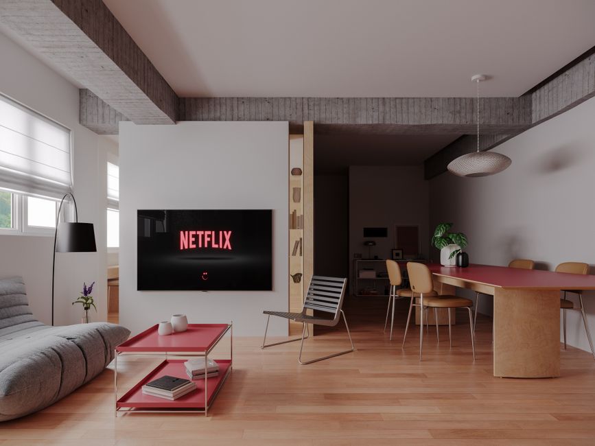 Keuken met minimalistisch design en weinig decoratie.